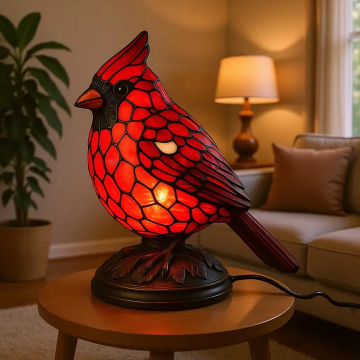 Artisan Stained Glass Table Lamp