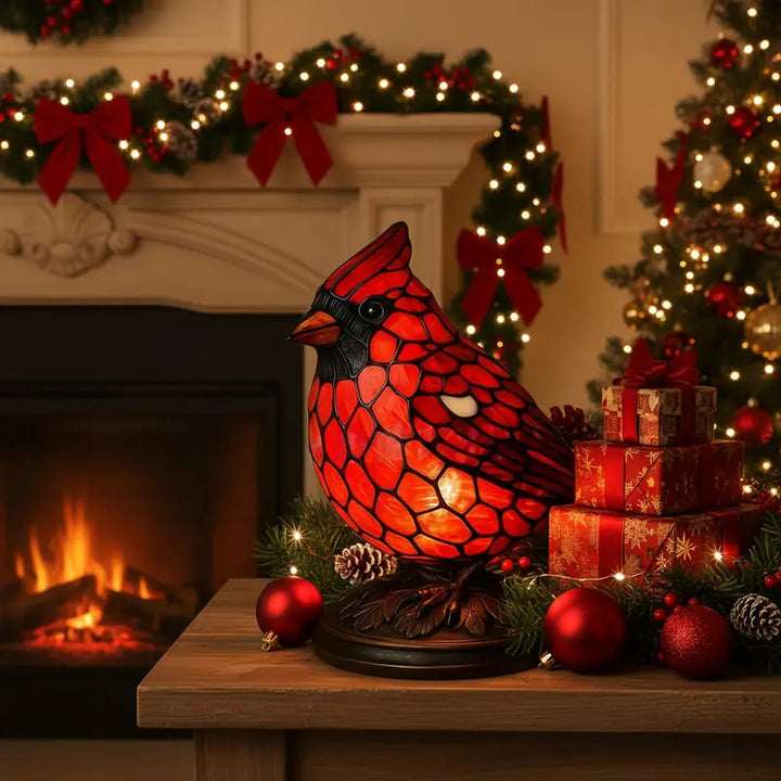 Artisan Stained Glass Table Lamp
