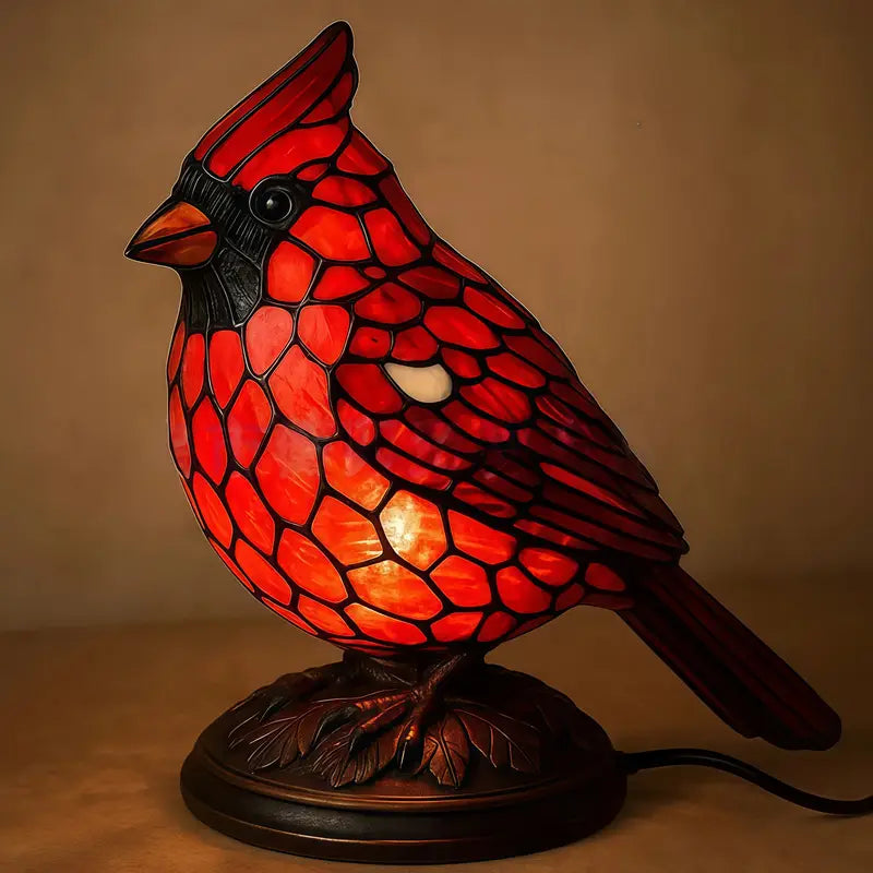 Artisan Stained Glass Table Lamp