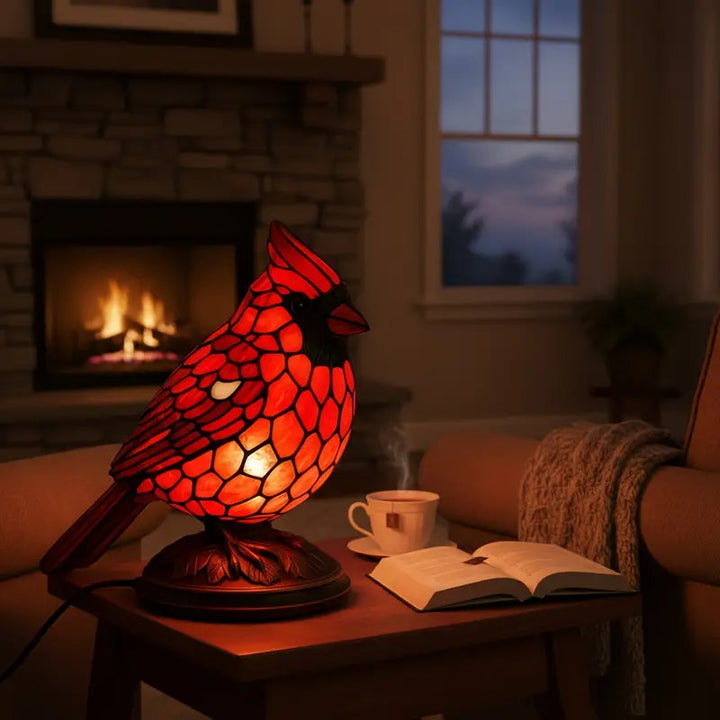 Artisan Stained Glass Table Lamp
