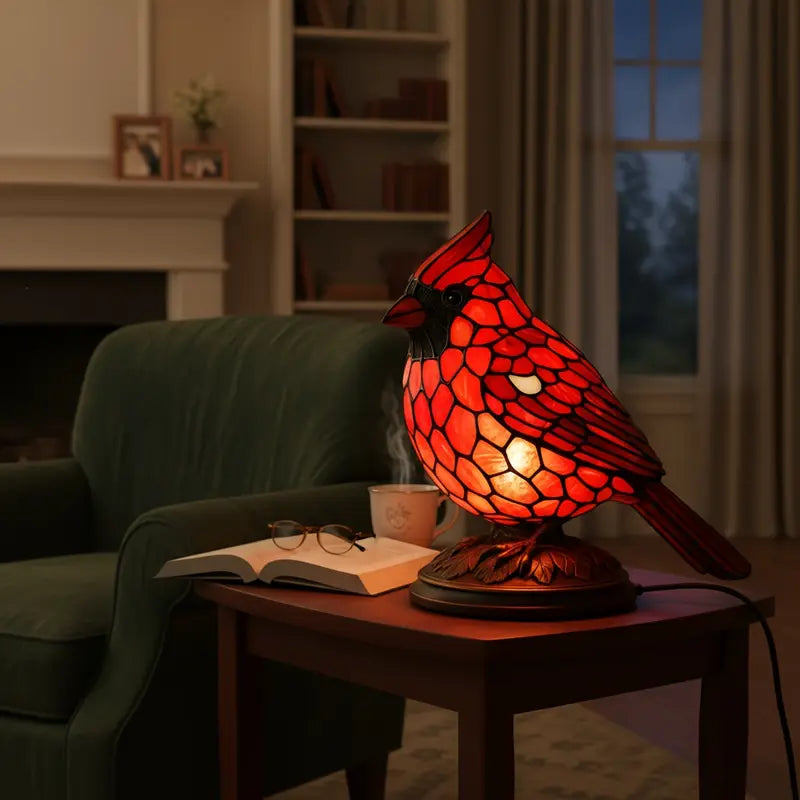Artisan Stained Glass Table Lamp