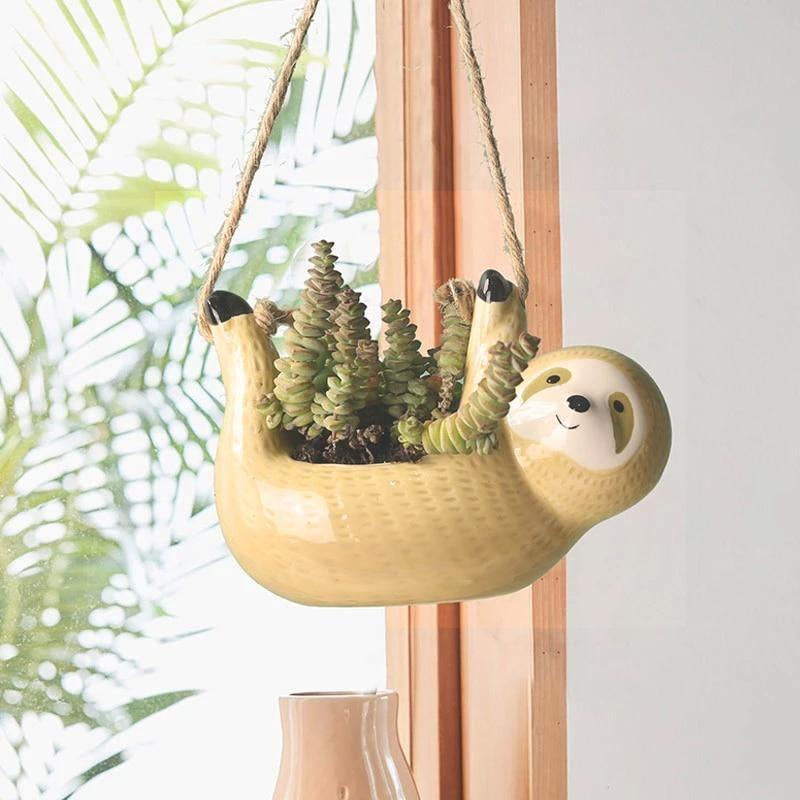 Charming Ceramic Hanging Planter Pot