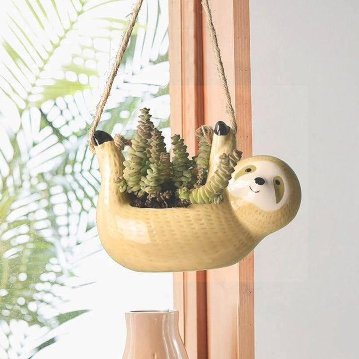 Charming Ceramic Hanging Planter Pot