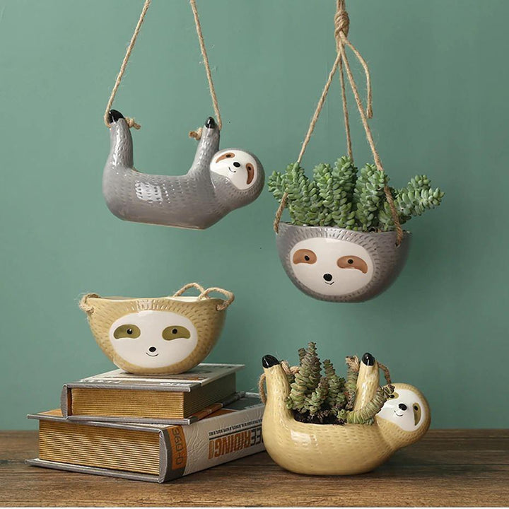 Charming Ceramic Hanging Planter Pot