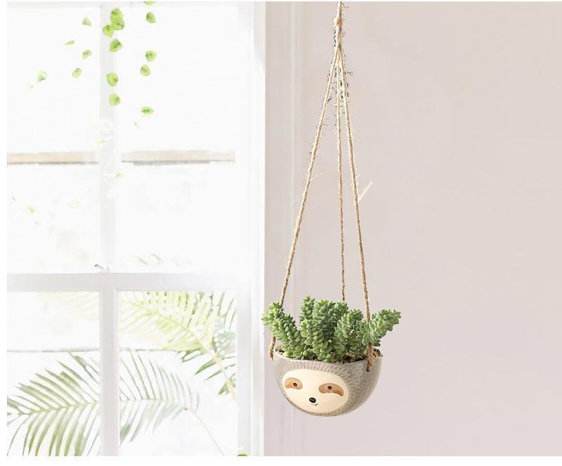 Charming Ceramic Hanging Planter Pot