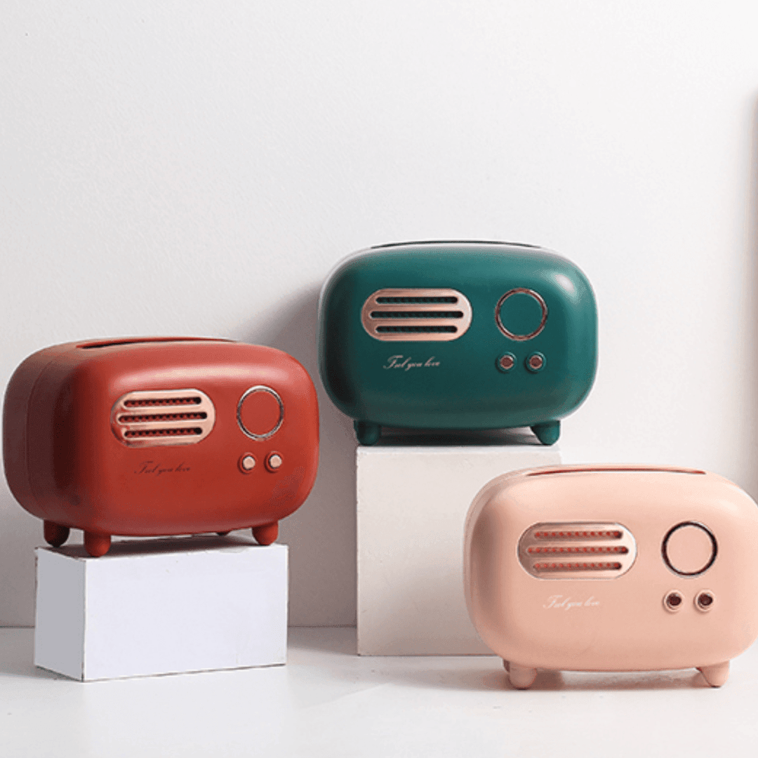 Charming Retro Tissue Box Holder