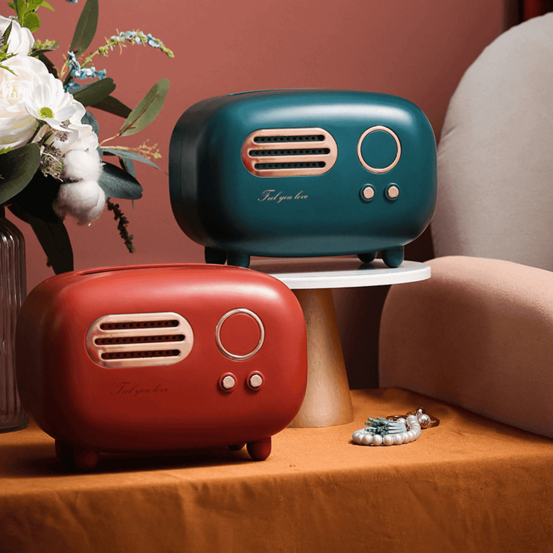 Charming Retro Tissue Box Holder