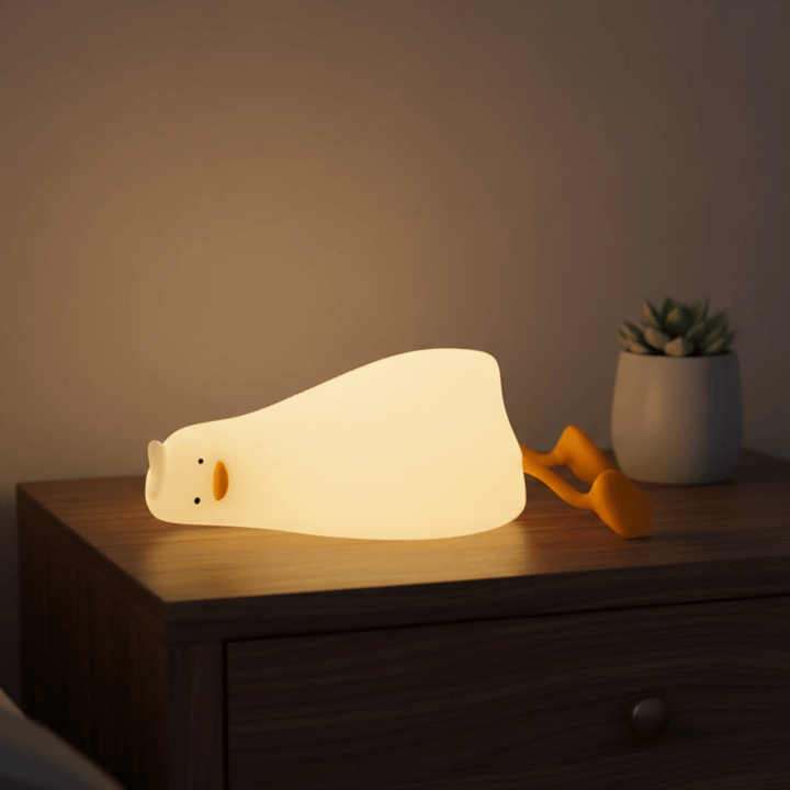 Charming Silicone Duck Lamp