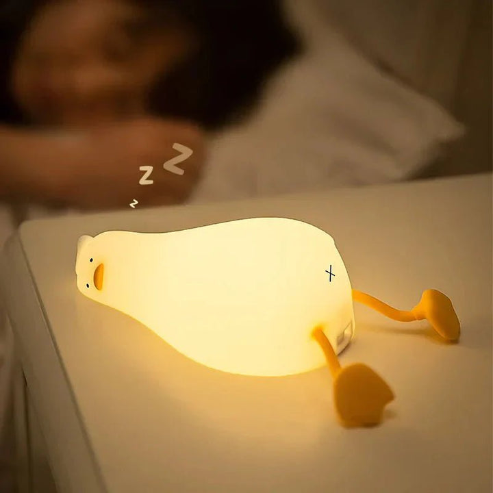 Charming Silicone Duck Lamp