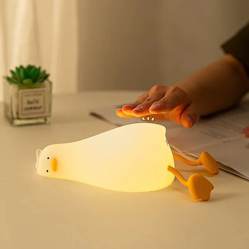 Charming Silicone Duck Lamp