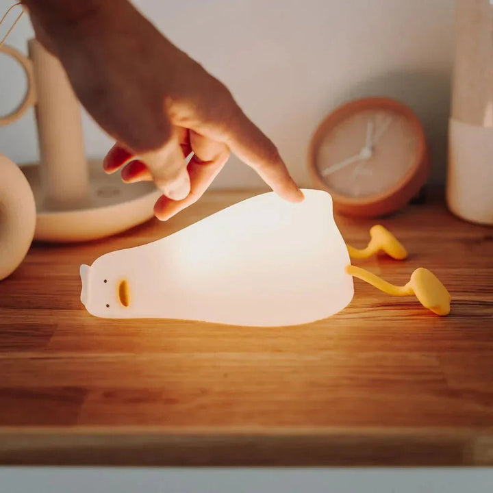 Charming Silicone Duck Lamp