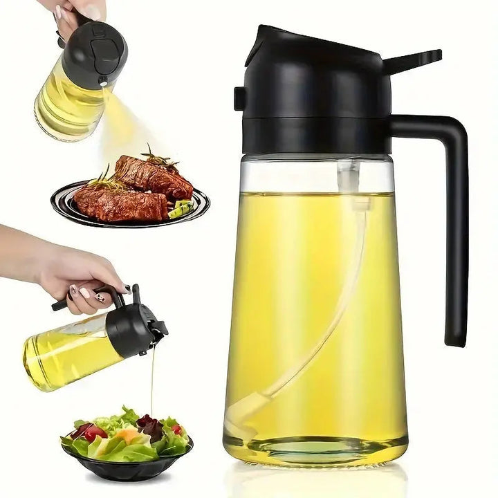 Elegant Glass Oil Dispenser Bottle