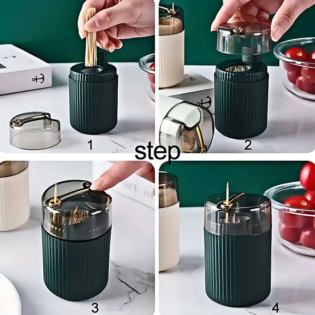 Elegant Plastic Toothpick Dispenser