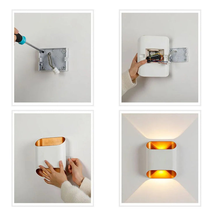 Sleek Aluminum Outdoor Wall Light