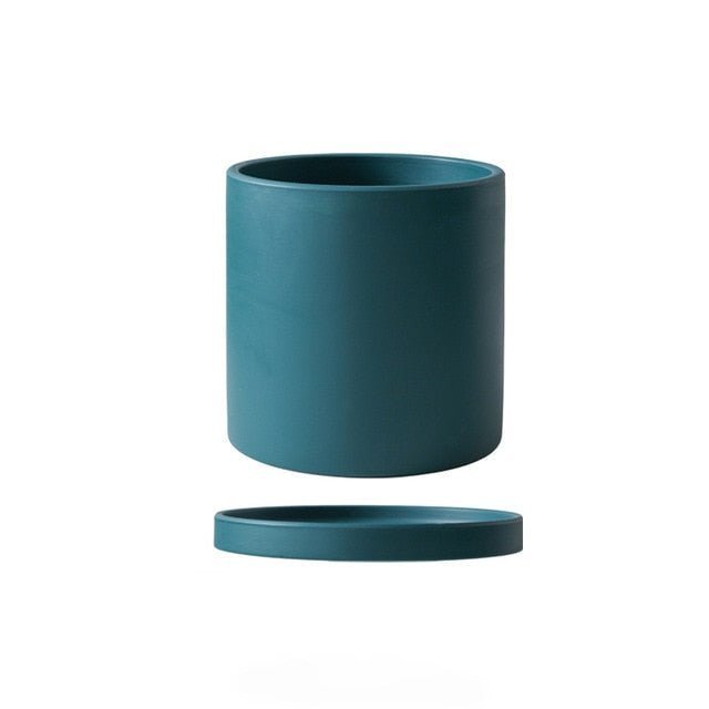 Timeless Ceramic Planter with Saucer
