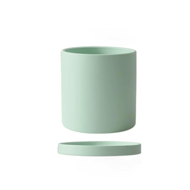 Timeless Ceramic Planter with Saucer