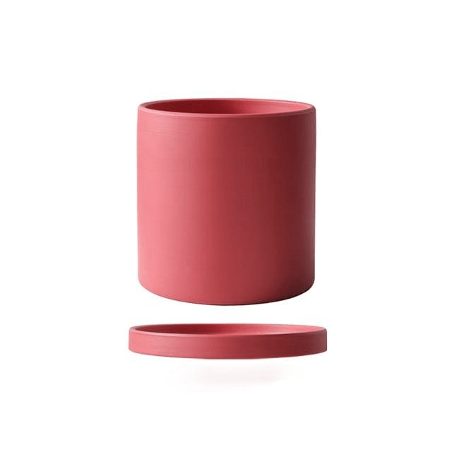 Timeless Ceramic Planter with Saucer