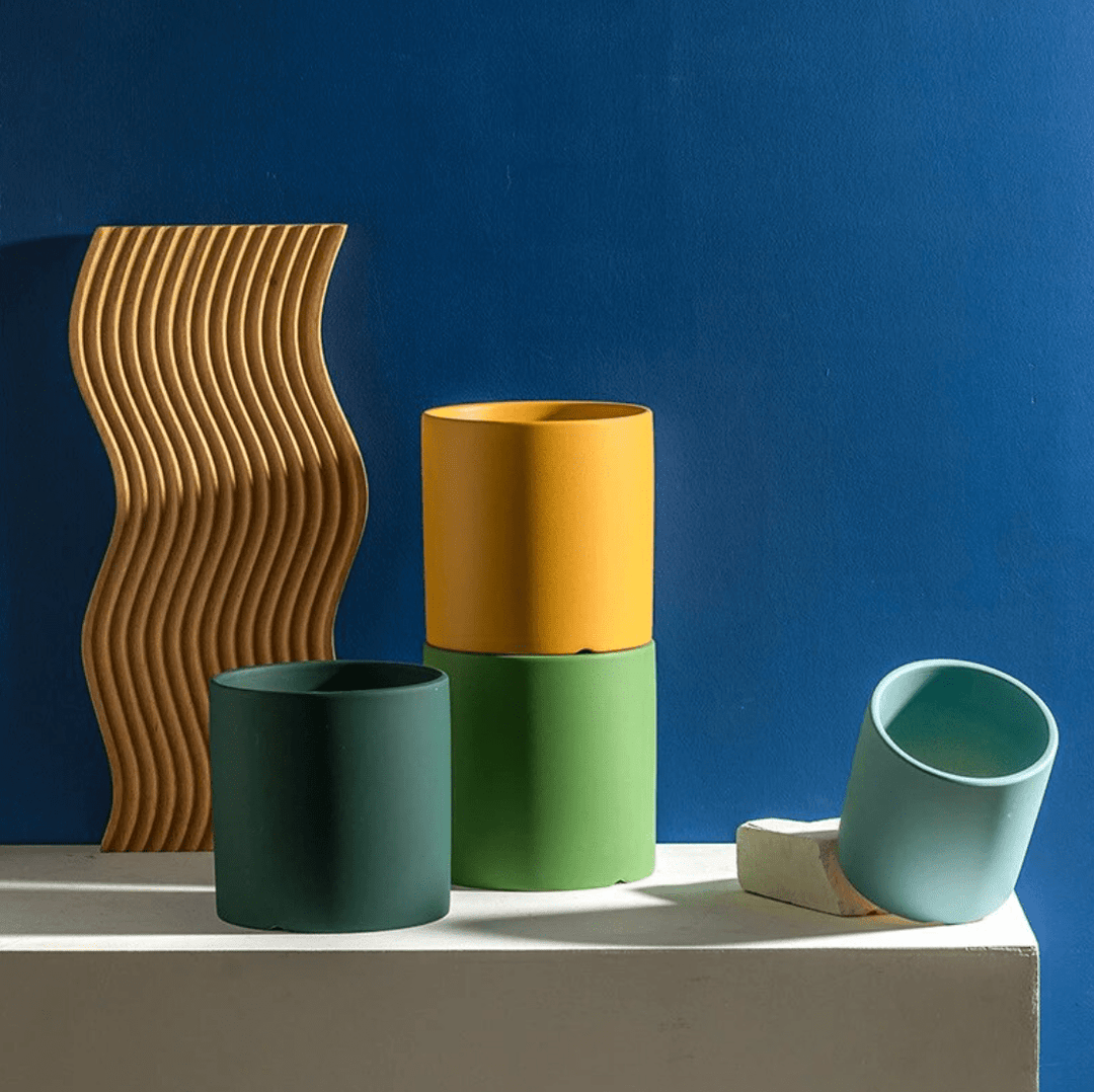 Timeless Ceramic Planter with Saucer