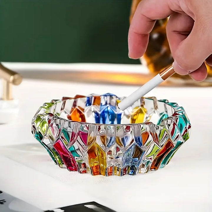 Timeless Crystal Glass Ashtray