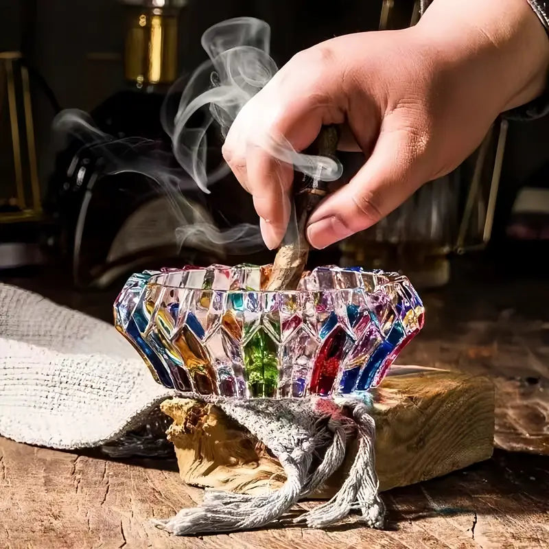 Timeless Crystal Glass Ashtray