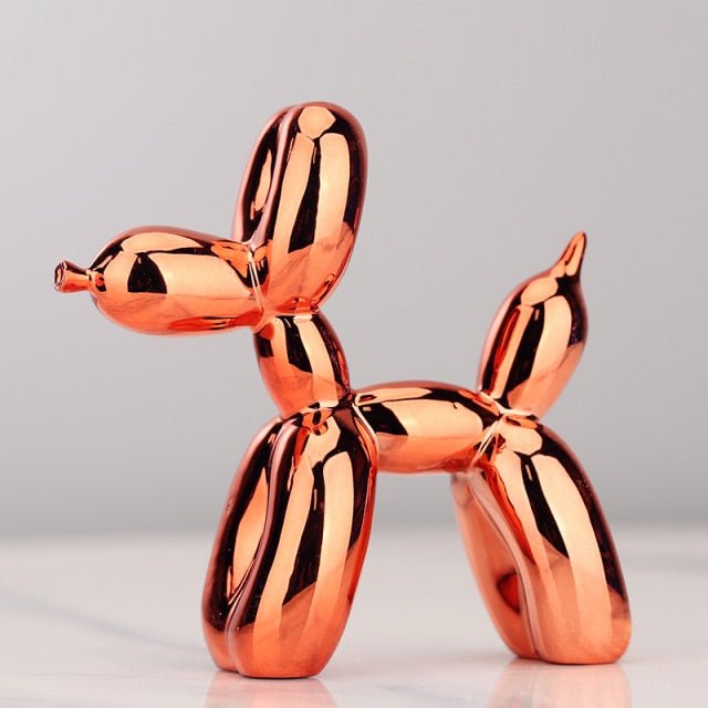 Whimsical Resin Balloon Dog Sculpture